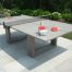 James de Wulf concrete ping pong dining table