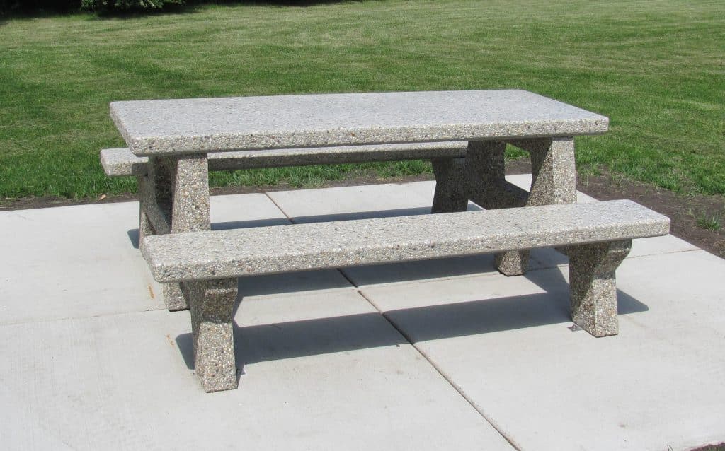 large picnic table